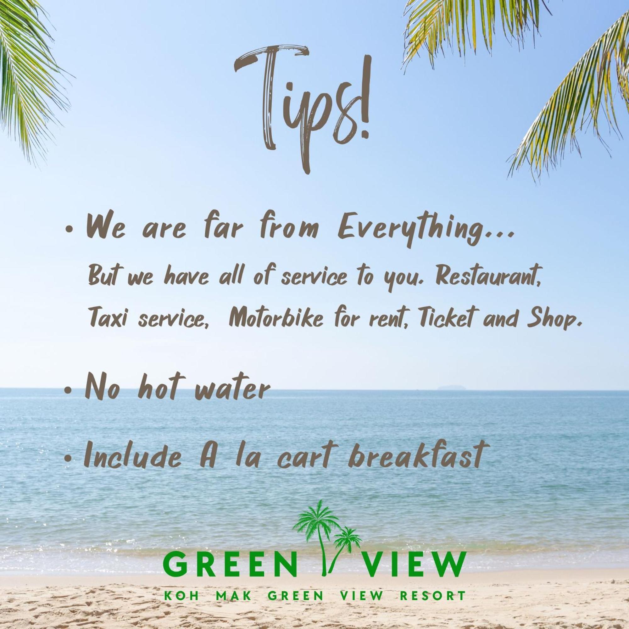 Koh Mak Green View Resort Eksteriør bilde
